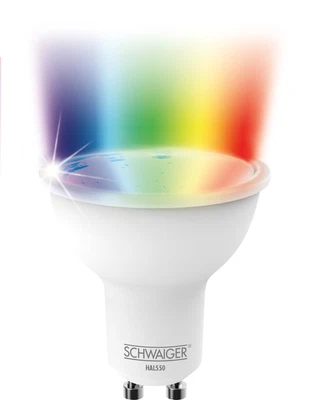 Leuchtmittel GU10 dimmbar Glühbirne Lampe RGBW Multicolor Smart Home ZigBee - Bild 1 von 4