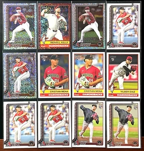 MERRILL KELLY 2025 Topps Heritage BURGUNDY SPARKLE - Arizona Diamondbacks Lot 12 - Picture 1 of 17