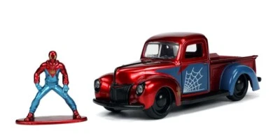 JADA TOYS - FORD PICK-UP SPIDER MAN FIGURA 1941 rosso - 1/32 - JAD33075 - Immagine 1 di 4