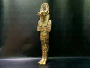 Increíble chacal Anubis Dios del más allá y momificación de pie Hecho en forma de cobre - Imagen 1 de 7