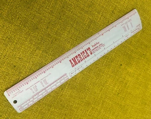 Rare Vintage 1960s AMERICA’S HOBBY CENTER NYC Model Train HO N SCALE Metal Ruler - Picture 1 of 9