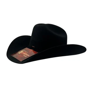 Texana Long Rope 4X Texas Black Felt Cowboy Hat - Picture 1 of 7