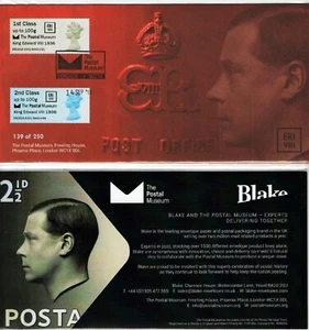 EDWARD 8th SEPT 2016 POSTAL MUSEUM OFFICIAL LTD EDITION First Day Cover POST GO - Picture 1 of 2