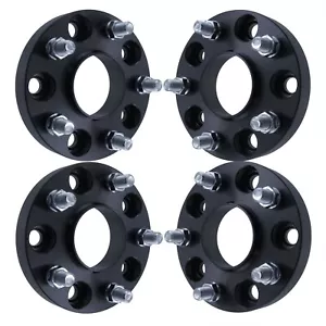 4pcs Hubcentric 1" Wheel Spacers | Fits Jeep Grand Cherokee Dodge Durango 5x127 - Picture 1 of 3