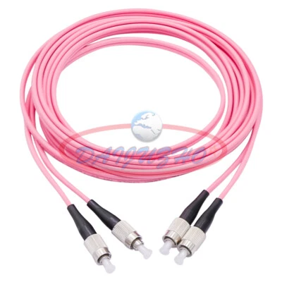 3M Fiber Optic Patch Cable Duplex OM4 Multimode FC-FC Optical Fiber Patch Cord - Image 1 of 4