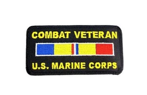 Cinta de Combate para Veteranos de los Marines de los Estados Unidos Parche Militar Bordado Hierro PWPM5024 - Imagen 1 de 1