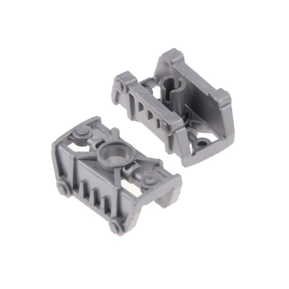 2X Lego Bionicle Figura Rodilla Armadura Plana Plata Armadura Toa Metru 4609592 47299 Foto 1 de 1