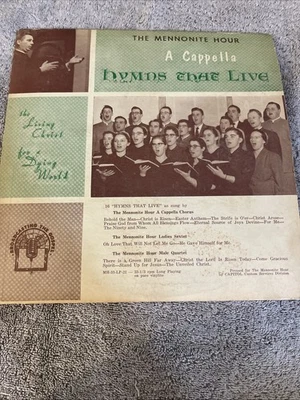 Hymns that Live, The Mennonite Hour, Acapella, Hymns that Live Capital 7' Gospel - Image 1 of 4