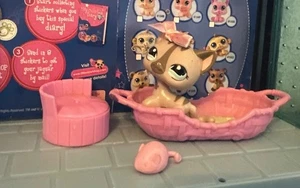 Littlest Pet Shop Shorthair Cat #1206 Gray  Dot Eyes LPs Lot Authentic Rare Lot - Picture 1 of 3