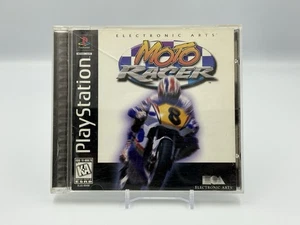 Moto Racer (Sony PlayStation 1, 1997) Black Label CIB mit Handbuch getestet PS1 - Bild 1 von 3