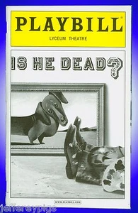 Playbill + Is He Dead + Norbert Leo Butz, Jenn Gambatese, Byron Jennings, Jeremy - Picture 1 of 6