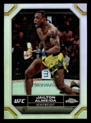 2024 Topps Chrome UFC #86 Jailton Almeida Refractor Card - Image 1 of 2