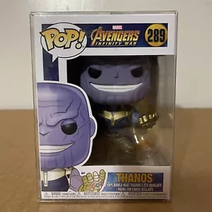 Funko Pop! Marvel Avengers Infinity War Metallic Thanos #289 w/ Protective Case - Picture 1 of 7