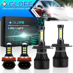 For 2007-2014 Honda CRV CR-V LED Headlight Fog Lights High Low Beam Bulbs White - Picture 1 of 8