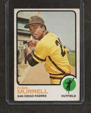1973 O-Pee-Chee, OPC, #409 Ivan Murrell, San Diego Padres, EX!