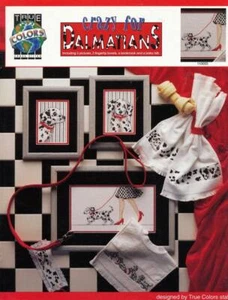 NEW CROSS STITCH CRAZY FOR DALMATIANS 6 WONDERFUL CHARTS - Picture 1 of 1