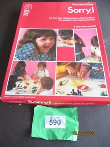 Vintage Waddingtons Sorry Board Game 1973 - Picture 1 of 11