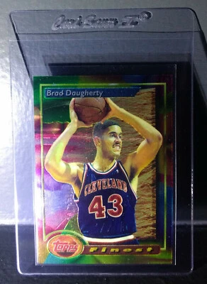 Tarjeta de baloncesto Topps Finest Brad Daugherty #193 1993-94 Foto 1 de 2