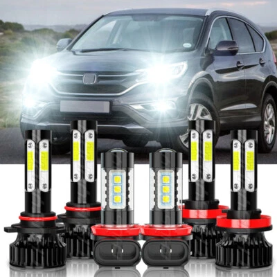 Faros antiniebla de haz alto/bajo LED 6000K para Honda CR-V CRV 2015-2020 Foto 1 de 4