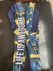 BOYS DC Comics Lego Batman all in one thin pyjamas - 7-8 years - Picture 1 of 7
