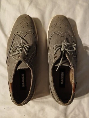 Zapatilla deportiva Madden gris M Ranney de moda punta de ala para hombre talla 9 Foto 1 de 4