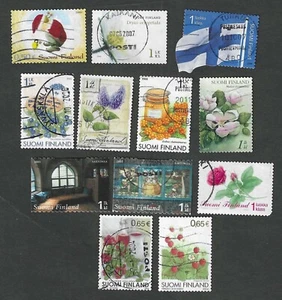 Finland - Twelve used regular and commemoratives - Picture 1 of 1