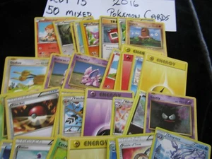 Pokemon Mixed Lot Of 50 Cards Lot 15 2016 - Picture 1 of 5