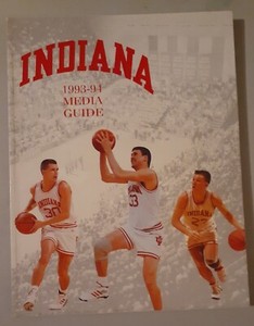 93-94 Indiana Hoosiers Basketball Media Guide