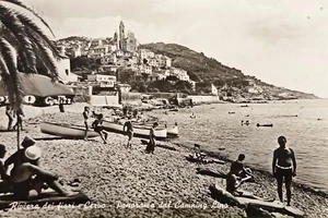 AK - Blumenriviera - Hirsch - Panorama vom Campingplatz Lino - 1964 - Bild 1 von 2
