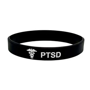 PTBS medizinisches Armband Bewusstseinsbänder für psychische Gesundheit posttraumatischen Stress UK - Bild 1 von 10