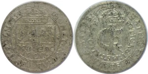 1665 AT Poland John II Casimir 1648-1668 Silver Tympf KM# 120 - Picture 1 of 3