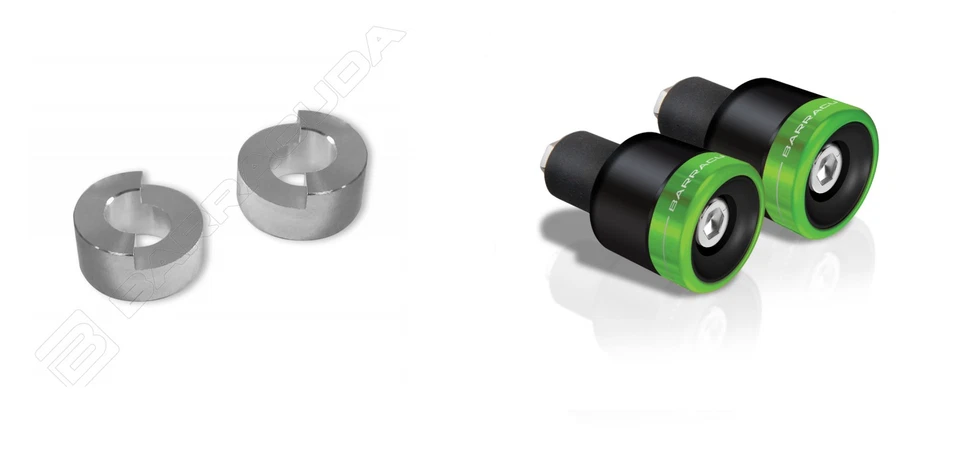 BARRACUDA CONTRAPPESI UNIVERSALI B LUX VERDE ADATTATORE HONDA - Immagine 1 di 1