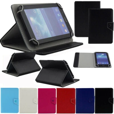 Universal Case Leather Cover Stand For Samsung Galaxy 9.7 10" 10.1" Tab Tablet - Image 1 of 4