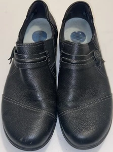 Clark Collection Cheyn Madi schwarze bequeme Lederschuhe Damengröße 10 M - Bild 1 von 6
