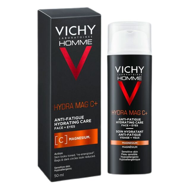 Vichy homme. Vichy hydra mag c+. Vichy hydra mag c+ Feuchtigkeits. Vichy hydra mag c+ trattamento.