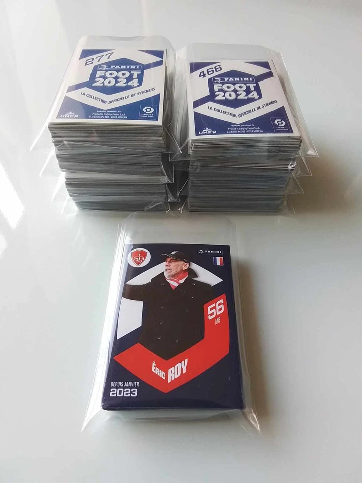 PANINI FOOT 2024 LOT DE 20 STICKERS IMAGES AU CHOIX