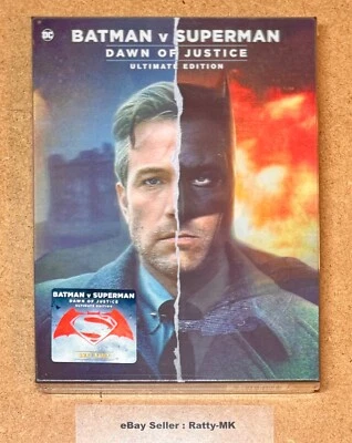BATMAN V SUPERMAN - HDZETA DOUBLE LENTICULAR BLU RAY STEELBOOK - NEW & SEALED - Image 1 of 4