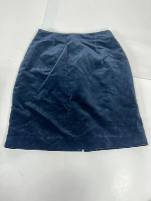 Vintage Dark Romantic Twee Hugo Buscati Skirt Velvet Pencil Women Goth - Image 1 of 4