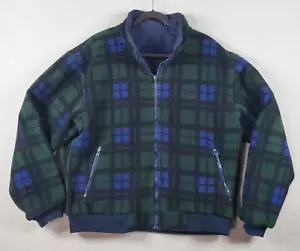 Giacca reversibile vintage anni 80 90 Eddie Bauer made in USA blu uomo taglia L - Foto 1 di 15