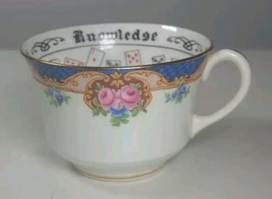 Aynsley The Cup Of Knowledge Rd No 702537 Bone China Fortune Telling Teacup - Picture 1 of 11