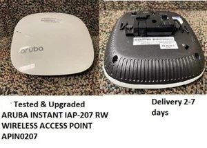 Lot of 2 ARUBA INSTANT IAP-207 RW WIRELESS ACCESS POINT APIN0207 Tested & Upgrad - Bild 1 von 1