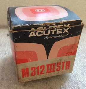 Acutex M312 IIISTA Cartridge Stylus BOX ONLY Vintage 1978-1984 Collectible Prop - Picture 1 of 11