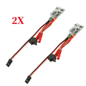 2X 30A ESC Bürstenmotor Elektronischer Fahrtenregler Für Mini RC Auto Boot Buggy - Bild 1 von 7