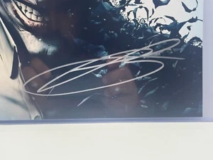 Troy Baker signiertes 11x14 Joker Foto Schwarzweiß Batman Arkham Origins The Last - Bild 1 von 1