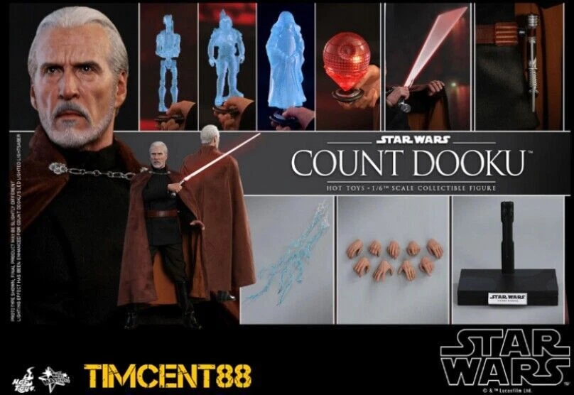 Hot Toys MMS496 Star Wars Episode II Attack of the Clones Count Dooku 1/6 NEW - Image 1 of 4