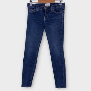 Current Elliott Jeans Women's 29 Blue THE SKINNY SOUVENIR Low Rise Dark Wash USA - Picture 1 of 11