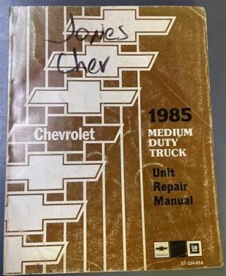 Chevy C50 C60 C70 1985 reconstrucción manual motor transmisión Chevrolet camioneta taller  Foto 1 de 3