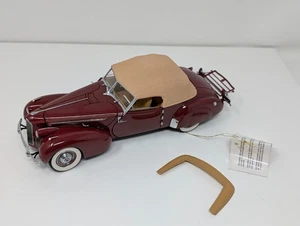 1940 Packard Convertible Victoria 1:24 Franklin Mint Diecast, Missing Parts - Picture 1 of 24