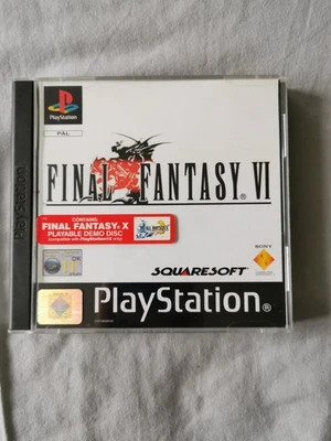 Final Fantasy VI 6 FF6 Sony PlayStation 1 PS1. Con manuale - Immagine 1 di 4