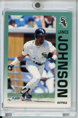 1992 Fleer #87 Lance Johnson - Image 1 of 2